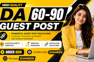 do SEO guest post backlinks on high da websites