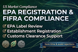 handle epa pesticide registration, fifra compliance and epa label review USA