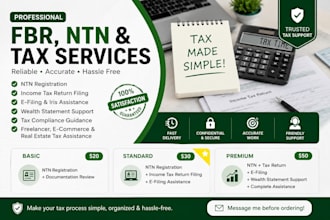 register ntn, and file salaried, freelancer, tax return with fbr pakistan