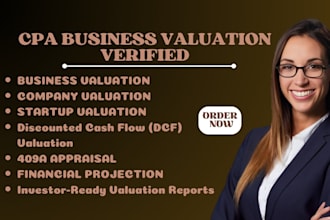 value your business and provide  a professional valuation report