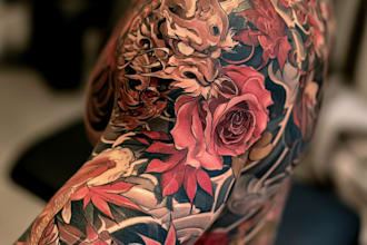 design unique animal tattoo artwork