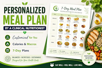 create a healthy meal plan tailored to your lifestyle