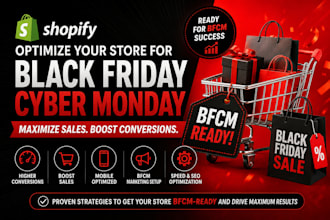 optimize your shopify store for black friday cyber monday sales