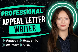 write a professional appeal letter for suspension, rejection, or visa refusal