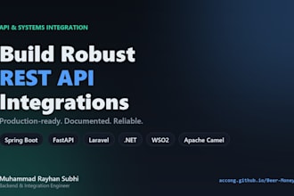 develop and integrate rest apis with spring boot and fastapi