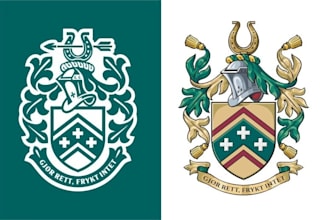 design a custom coat of arms, heraldic and family crest logo