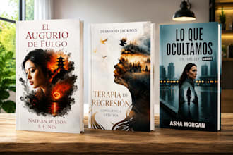 diseñaré una portada profesional para tu libro