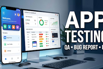 do app testing, QA testing and bug reporting
