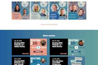 design or redesign a modern aesthetic wordpress website