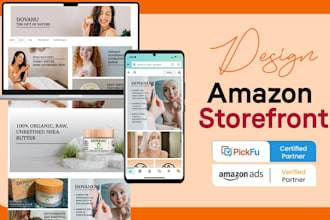 design a professional amazon storefront for your brand