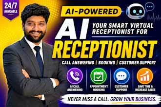 build an ai receptionist for calls booking and customer support