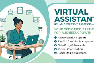 be your virtual assistant for ecommerce and admin operations