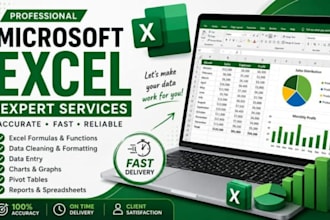 solve microsoft excel assignments, projects and tasks