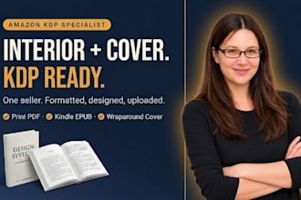 do kdp book formatting interior layout  and amazon kdp publishing