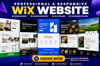 design, redesign wix site update clone wix site revamp wix website edit wix site