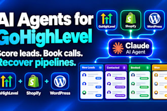 build gohighlevel ai agents with claude shopify ai chatbot appointment booking