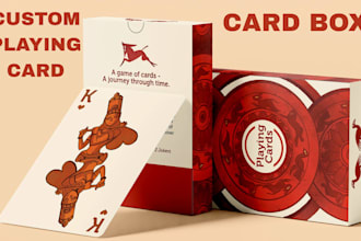 design custom playing cards, poker cards, card games, 52 card deck and blackjack