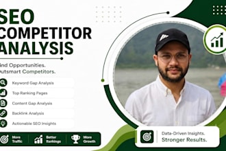 seo competitor analysis, keyword gap and backlink analysis