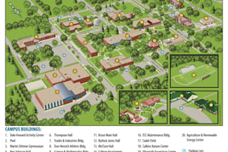 design campus map, university map, school map, wayfinding map, 2d 3d map