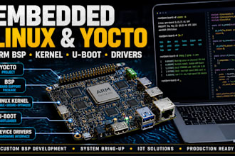 do embedded linux yocto, bsp arm linux, kernel u boot driver for iot and boards