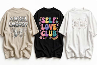 design minimalist streetwear tshirt