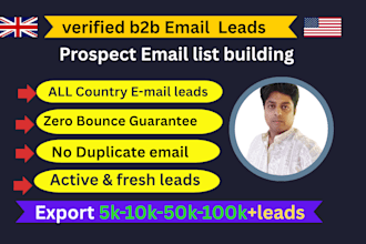 do 5k 10k b2b prospect email list phone number bulk email list target cold leads