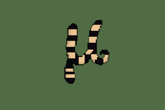 design a custom pixel art logo for your brand or channel