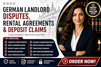 help resolve german landlord disputes ,rental agreements and deposit claims