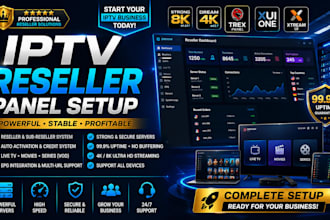 setup reseller panel, dream4k, lionott, trex, stable panel, b1g, megaott, xuione
