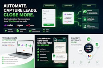 automate your lead capture and whatsapp follow up with make, zapier or n8n