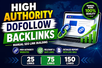 build high authority manual dofollow SEO backlinks da 90