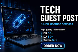 boost SEO with quality tech backlink on tech blog