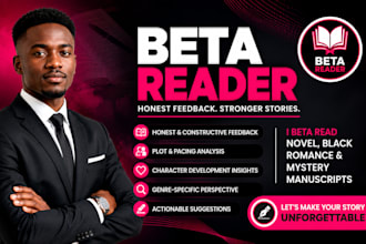 beta read critique novel, black romance beta reader, mystery beta reader