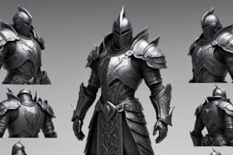 create custom wearable cosplay armor, anime costumes and 3d props