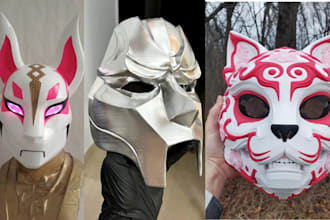 3d print and paint ship custom 3d mask 3d helmet cosplay armour halloween mask
