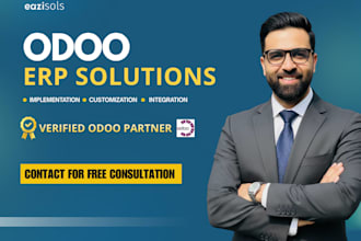 be your odoo developer for customization and implementation