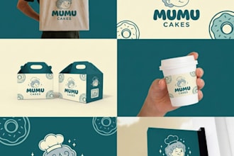 design a minimal mascot logo and illustration