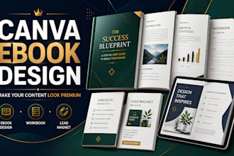 canva ebook design canva workbook ebook layout lead magnet canva PDF