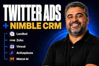 do x twitter ads landbot zoho nimble crm vimcal activepieces with mistral ai