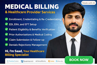do medical billing, payment posting, denial handling