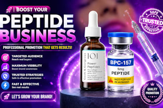 run approved telegram ads, peptide promotion grow peptide telegram group users