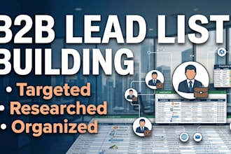build targeted b2b lead list and prospect list for your business