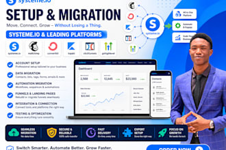 setup system io mailchimp convertkit kajabi clickfunnel gohighlevel migration