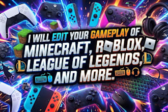 edit your minecraft gameplay or other games