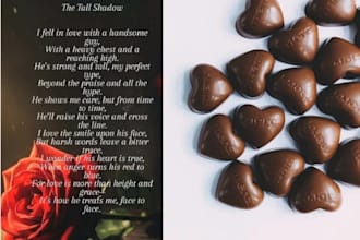 write a beautiful custom rhyming poem for birthdays, weddings, or any occasion