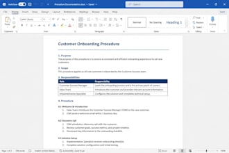 turn your notes into clear procedure documentation