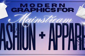 create modern graphics for your clothing