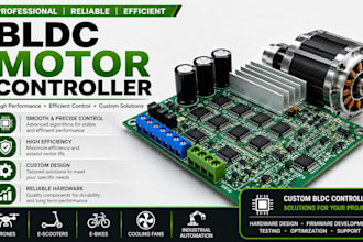 design bldc motor controller pcb and motor driver circuit