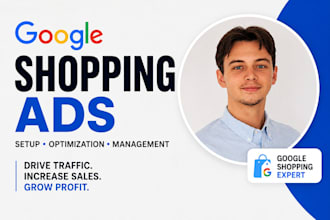 set up and optimize google shopping ads campaign