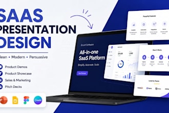 design redesign saas product demo software presentation product showcase deck